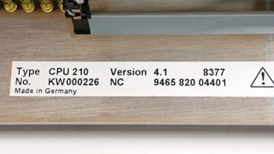 PHILIPS CPU 210 / CPU210, P8 rack line CPU - Bild 1 von 4