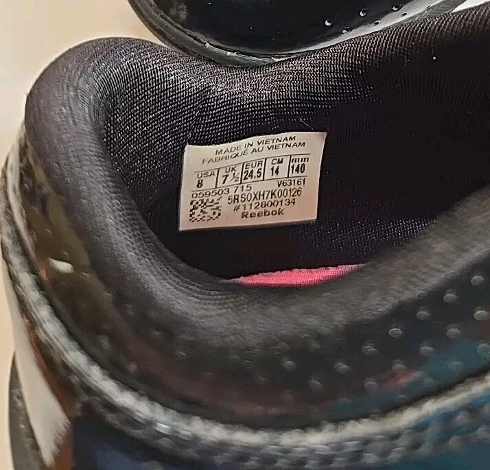 ZAPATILLAS REEBOK MARY JANE CHAROL NEGRO * US 8 * UK 7.5 * EU 24.5 Foto 2 de 4