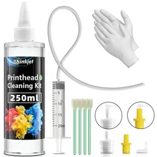 Printhead Cleaning Kit for Epson, 250ml Printer Cleaning kit for HP, Print He...