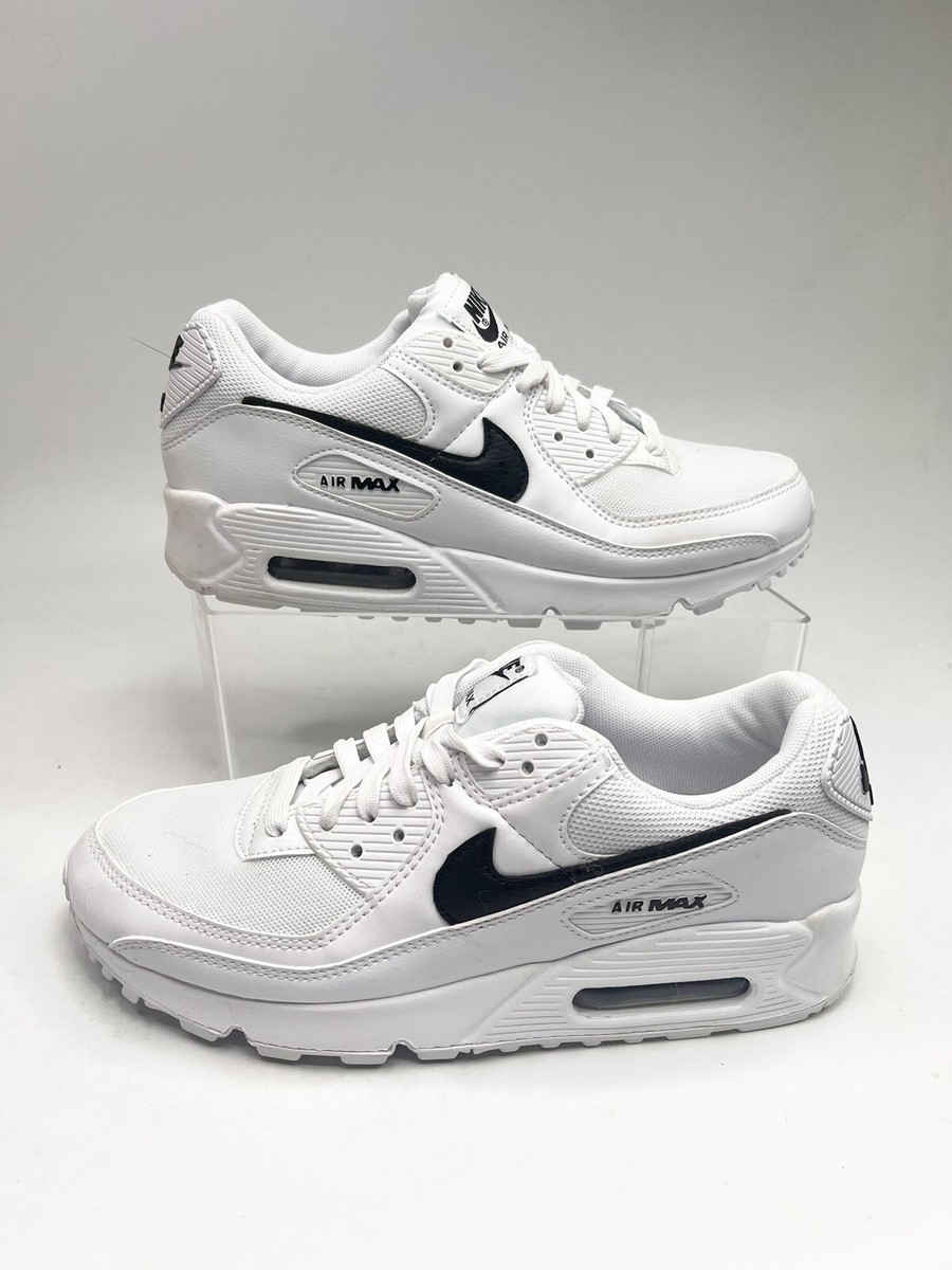 Women's Nike Air Max 90 Casual Sneakers Shoe White Black Women's Nike Air Max 90 Casual Sneakers Shoe White Black