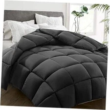  All Season King Size Bed Comforter - Cooling Down King（90*102） Dark Grey
