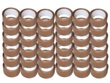 36  x  Rollen Paket Klebeband 66m x 48mm Braun Pack Paketband Kleberolle NEU !