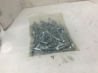 M8-1.25 x 50mm Zinc Finish DIN 6921 Class 8.8 Hex Flange Bolt lot of 100