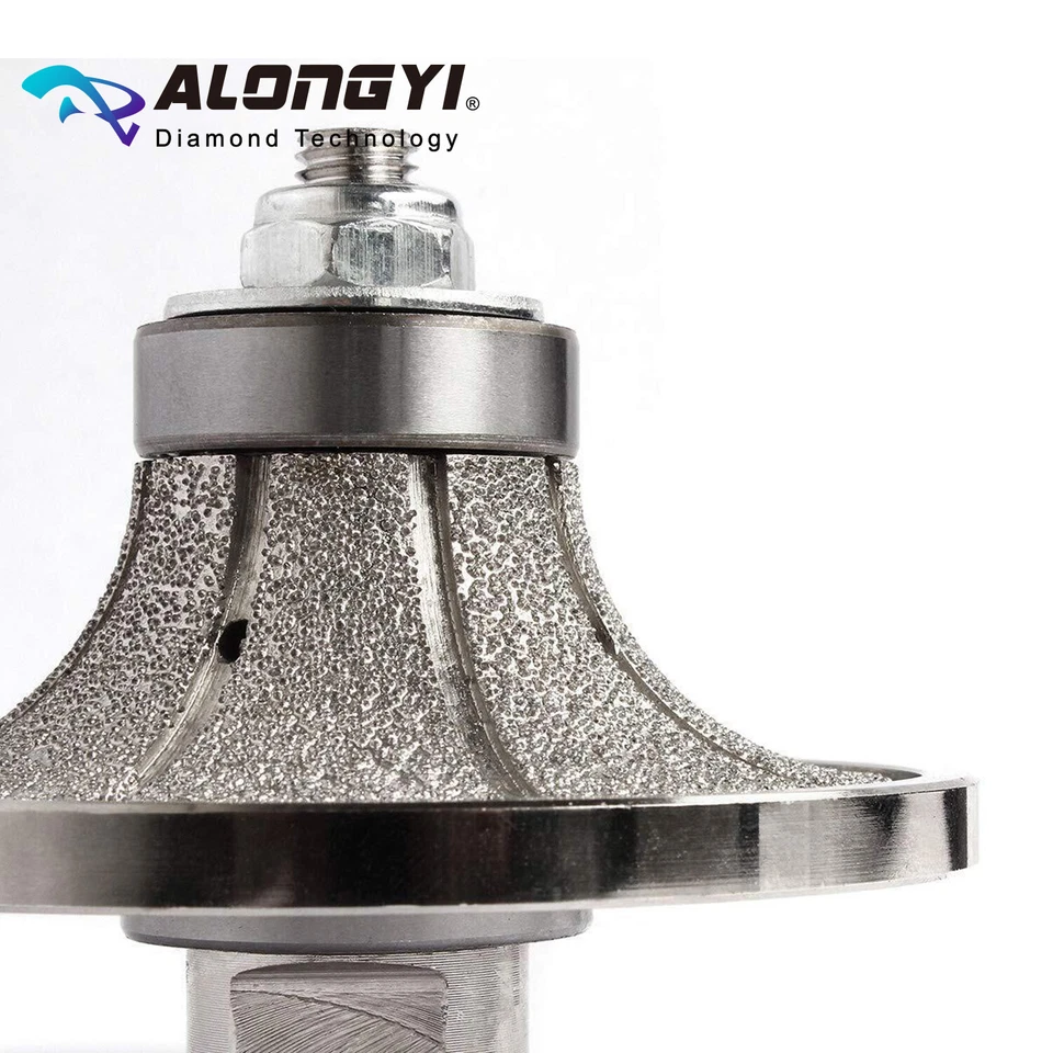 B25 1" Diamond Hand Profile Wheel Router Bit Half Profiler Wheel - Image 4 of 4