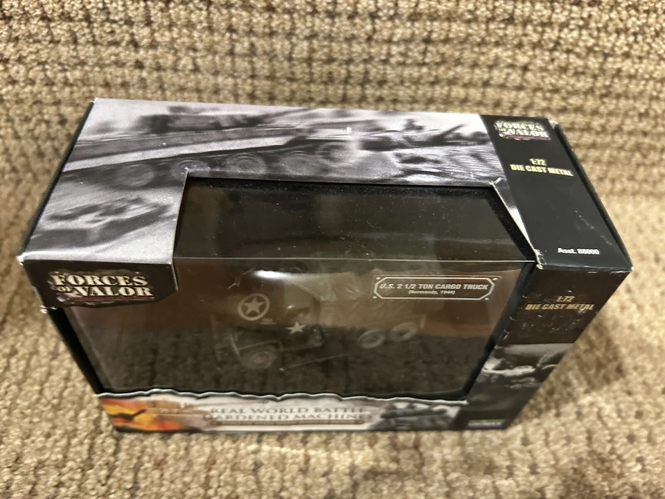 Unimax Forces of Valor 1:72 GMC 2.5 Ton Cargo Truck, Normandy 1944, No. 85055 - Image 2 of 4