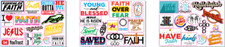 40 STICKER CHRISTIAN VINYL DECAL FREE SHIPPING