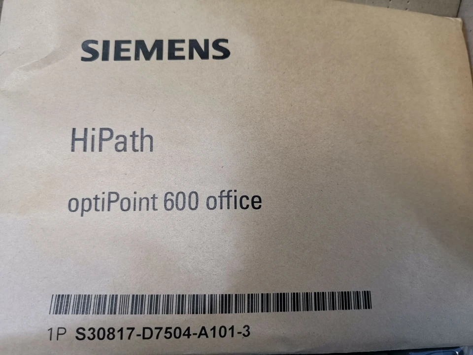 Siemens OPTIPOINT600 Office Phone System New Condition Hipath Black - Image 3 of 4