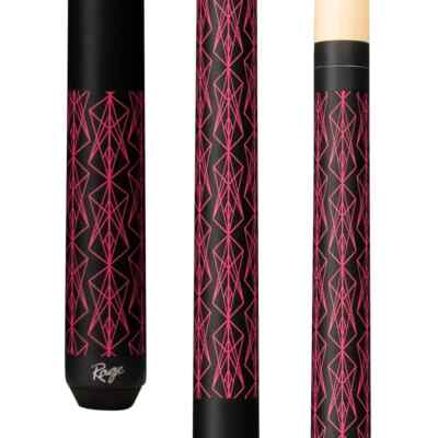 Rage RG111 Matte Magenta Matrix Wrapless Cue - Free Shipping