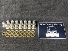 MacDaddy Racing Kawasaki JS440 Jet Ski TITANIUM Tall Head Nuts with Washers