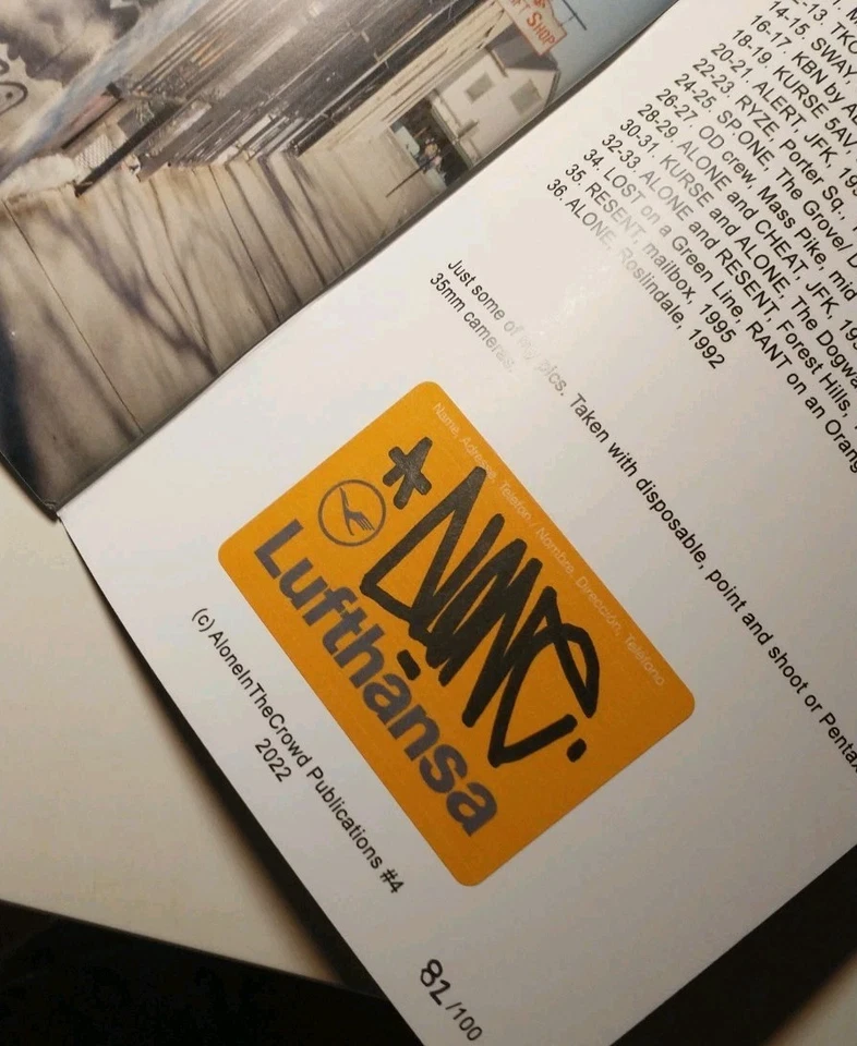 Leave Your Mark - Boston Graffiti Zine By Alone - Image 3 of 3