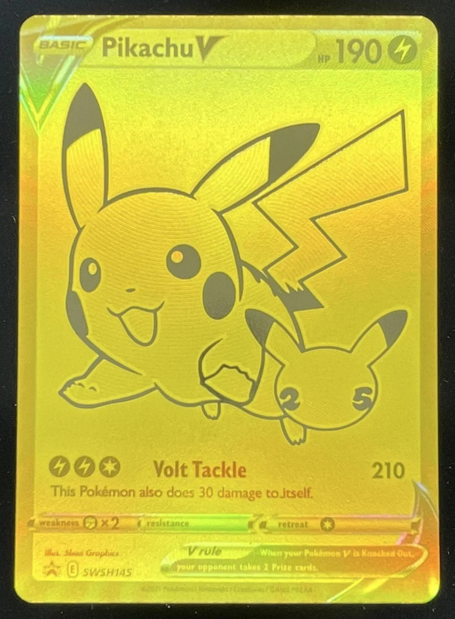2021 Pokemon Sword & Shield Black Star Promos #SWSH145 Pikachu V