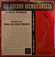 Various - An Edison Memorabilia Of Musical Performances Volume One (VINYL) - CLA