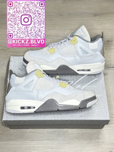 SIZE 9.5 MEN- JORDAN 4 RETRO SE CRAFT PHOTON DUST DV3742-021 !FAST SHIPPING!
