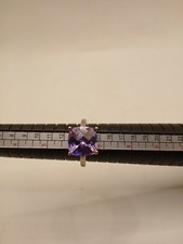 Sparkling Amethyst Sterling Silver 925 Ring Size 6 1/2