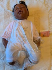 Paradise Galleries 2005 Collectible Baby Doll Life Like African American
