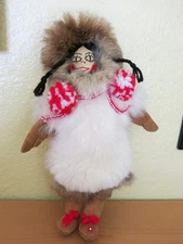 Possibly INUIT YUPIK Alaskan Handmade Vintage Doll