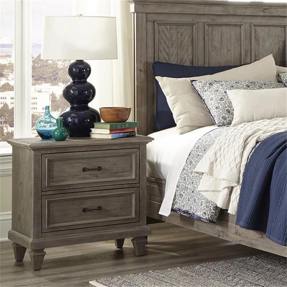 Magnussen Lancaster 2 Drawer Nightstand in Dovetail Gray - Image 2 of 2