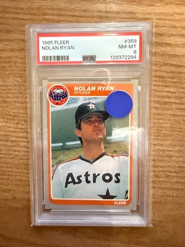 1985 Fleer - Nolan Ryan #359 PSA 8