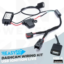 power tap-in USB A port for Land Rover Discovery 3 & 4 overhead console dashcam