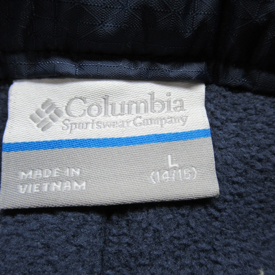 Columbia Pantalones de Nieve Niños Grandes 14/16 Azul Aislado Impermeable Snowboard 27x28 Foto 3 de 4