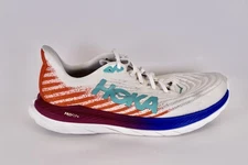 Hoka One One Men Mach 5 1136677 WFM White Running Shoes Sneakers Size 11 EE