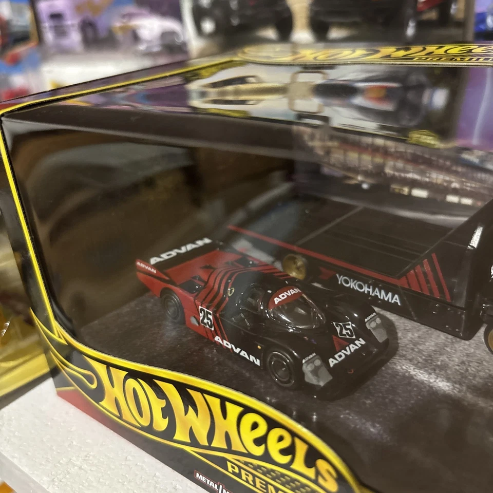 Hot Wheels Premium ADVAN Aero Lift, Porsche 962 (ERROR), Skyline LBWK, MR2 TRD - Image 3 of 4