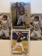 2021 Bowman Draft Pitt Lot Of 4 - Po-Yu Chen (RC) Yordany De & 2 Jack Suwinski