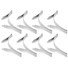 8 Pcs Rail Limiter Positoner for Door Sliding Systems Bottom Positioner Doors