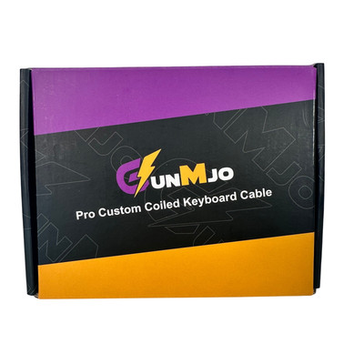 GunMjo Pro Custom Coiled USB C Cable for Gaming Keyboard New 