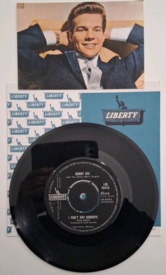 Bobby Vee I Cant Say Goodbye 1962 Liberty Records Original UK 7''Single