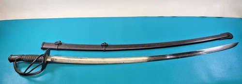 Civil War US Model 1860 Mansfield & Lamb Cavalry Sword Saber + Scabbard TR401