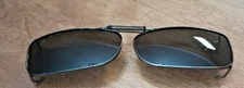 Spring Loaded Clip on Sunglasses Polarized Rectangular