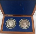 Proof Silver 1985 Hawaii Queen Liliuokalani-King Kalakaua-each 1 troy ounce