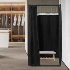 Portable Clothing Store Fitting Room Freestanding Dressing Room Mobile US! US