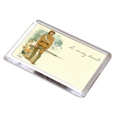 FRIDGE MAGNET - Vintage Military - In Duty Bound. Boer War Comic Sketch