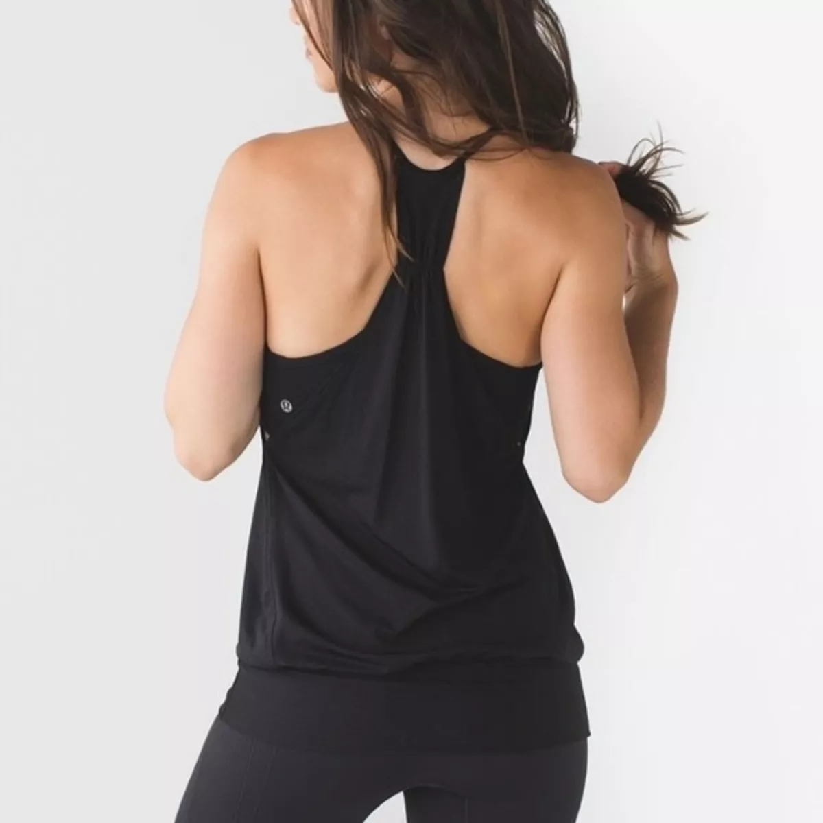 Lululemon No Limit Tank Top Built In Bra Black Size 6