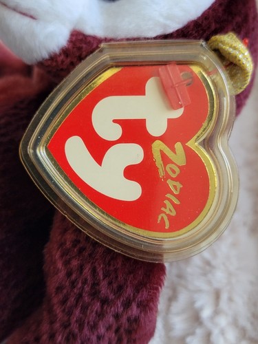 Ty Beanie Baby THE MONKEY Chinese ZODIAC NWT w/ Tag Protector - Picture 7 of 8
