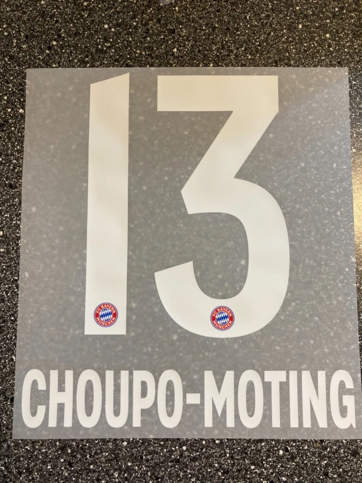 MARKENLOS Original FC Bayern München Flock Home 2020/2021 Nr. 13 Choupo-Moting Kinder