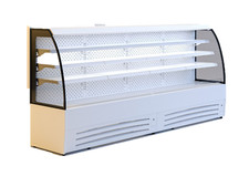 Gastro Wandkühlregal Kühlregal Kühlverkaufregal 3180x660x1440mm 1000l ohne Tür