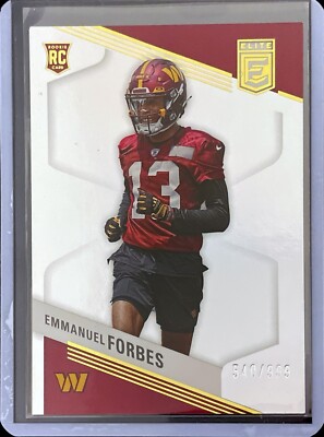 Emmanuel Forbes - 2023 Panini Donruss Elite Football - Rookie - Numbered /999 