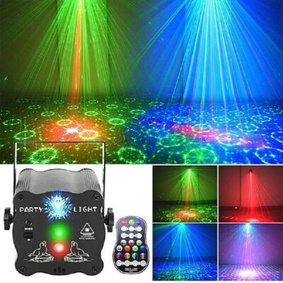 300 muster Disco RGB LED Laser Projektor Licht Bühne Party KTV DJ Lampe Fernbedi