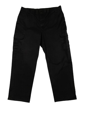 Genuine Dickies Work Pants Black Regular Fit Men s Size 38x30 Good Condition