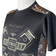 Chevrolet T-Shirt - Size Small - REALTREE Camo - AMERICAN MUSCLE Chevy GM Logo