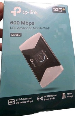 TP-Link M7650 4G+ 600Mbps entsperrt LTE-Advanced tragbarer mobiler WLAN Hotspot