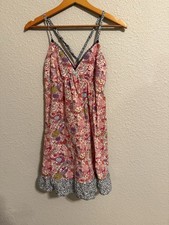 Liberty of London Target Spaghetti Strap Paisley Cami Dress  size S 100% Cotton