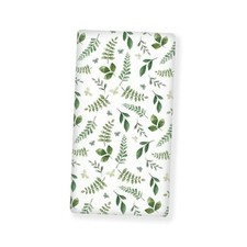Lovely Green Flower Fitted Crib Sheet Plants Baby Crib Sheet Fit Green White