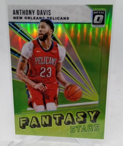 2018-19 Panini Donruss Optic - Fantasy Stars Anthony Davis Lime Green /149