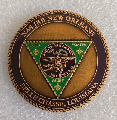 US Navy NAS JRB New Orleans, Belle Chase, LA Commanding Officer Challenge Coin