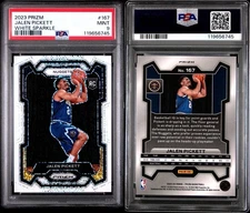 2023 PANINI PRIZM | WHITE SPARKLE #167 JALEN PICKETT PSA 9 POP 2