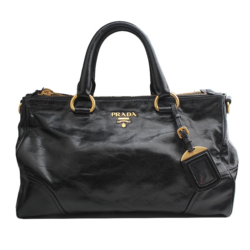PRADA ダークチョコレートミニエッグ 270g Prada Black Vitello Shine Vintage Shoulder Bag 129217040 | eBay